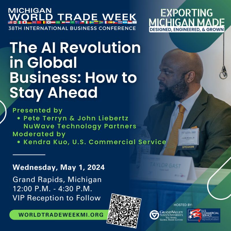 Speaker: 38th Michigan World Trade Week – Ai in Global Business